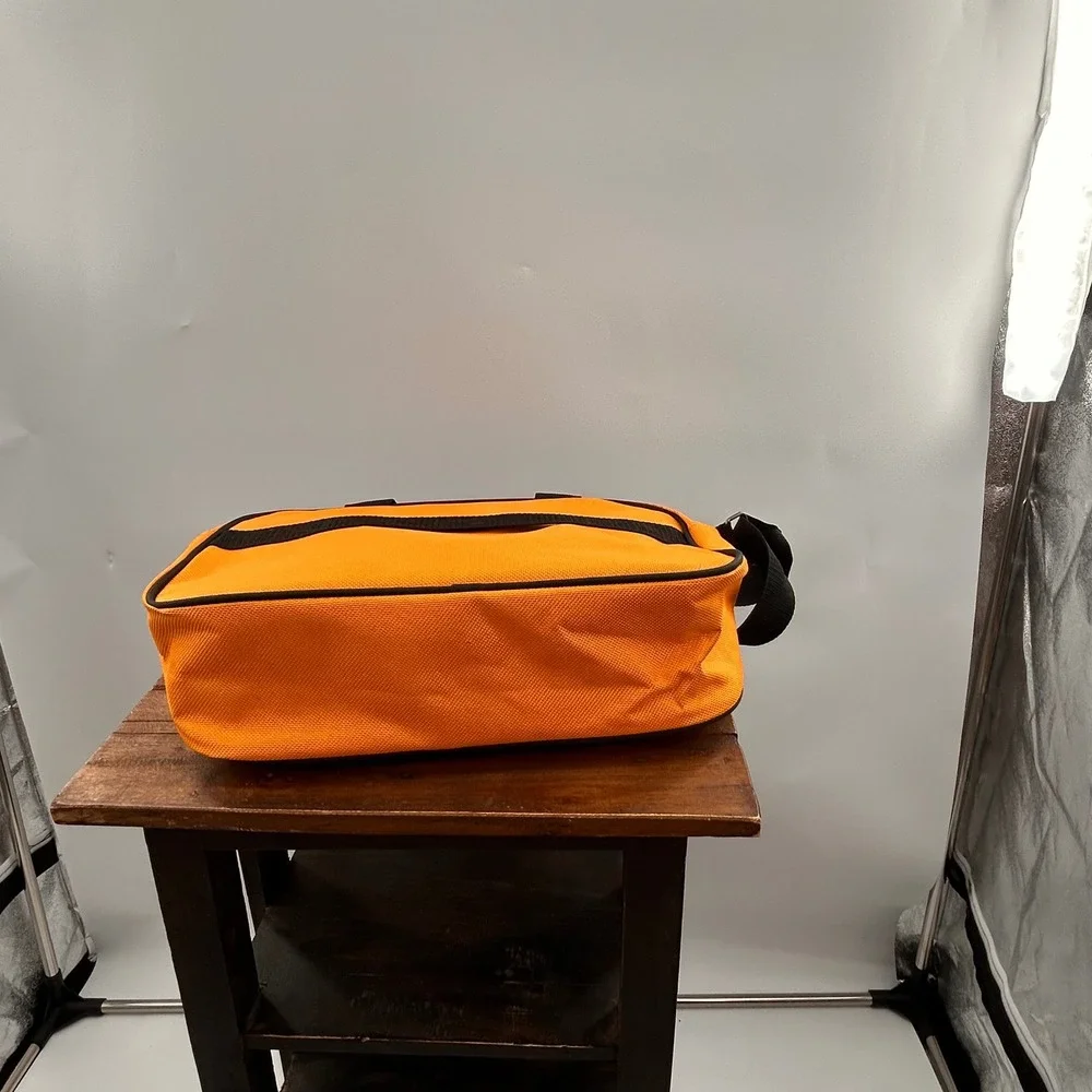 U.S. Traveler Carry On Flight Bag Orange Black Personal Item Travel Tote
